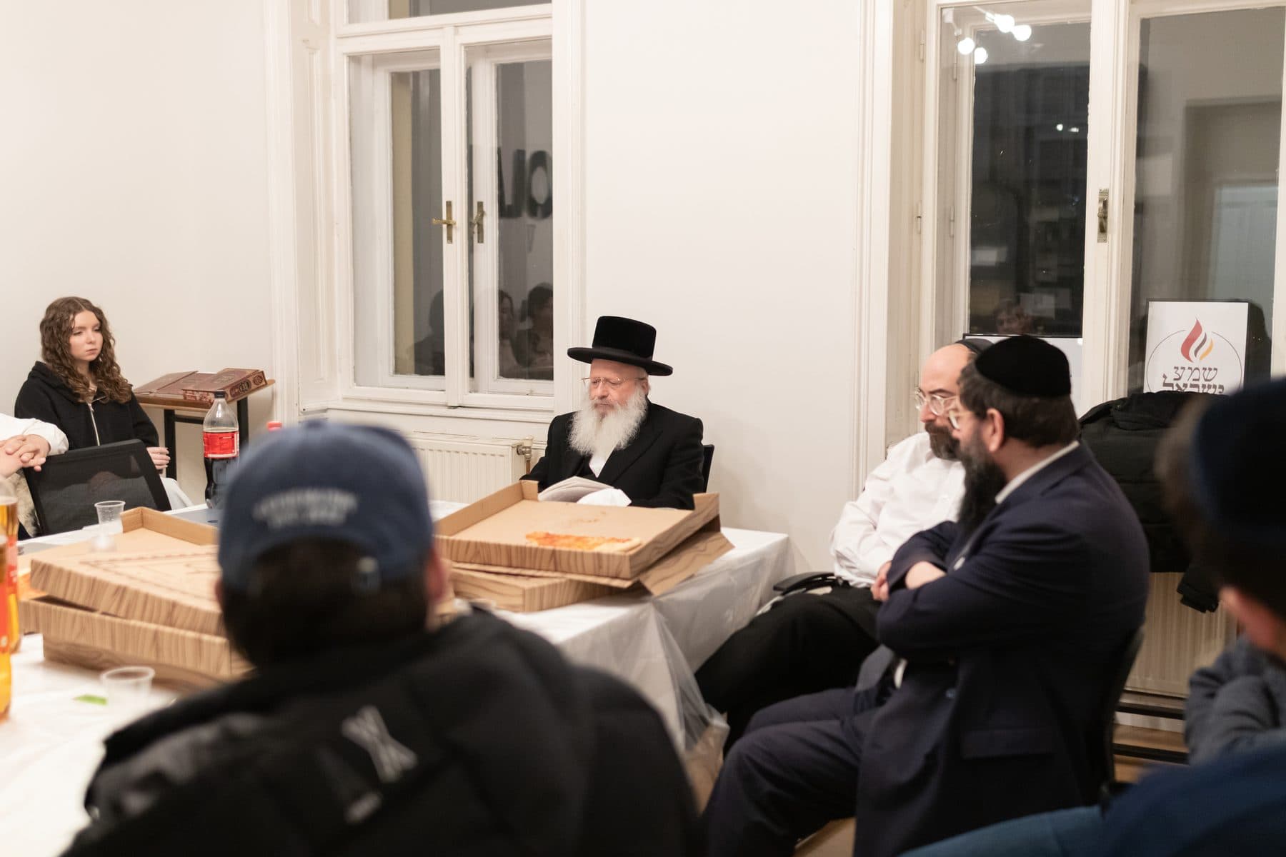 Am Tisch mit dem Rabbiner